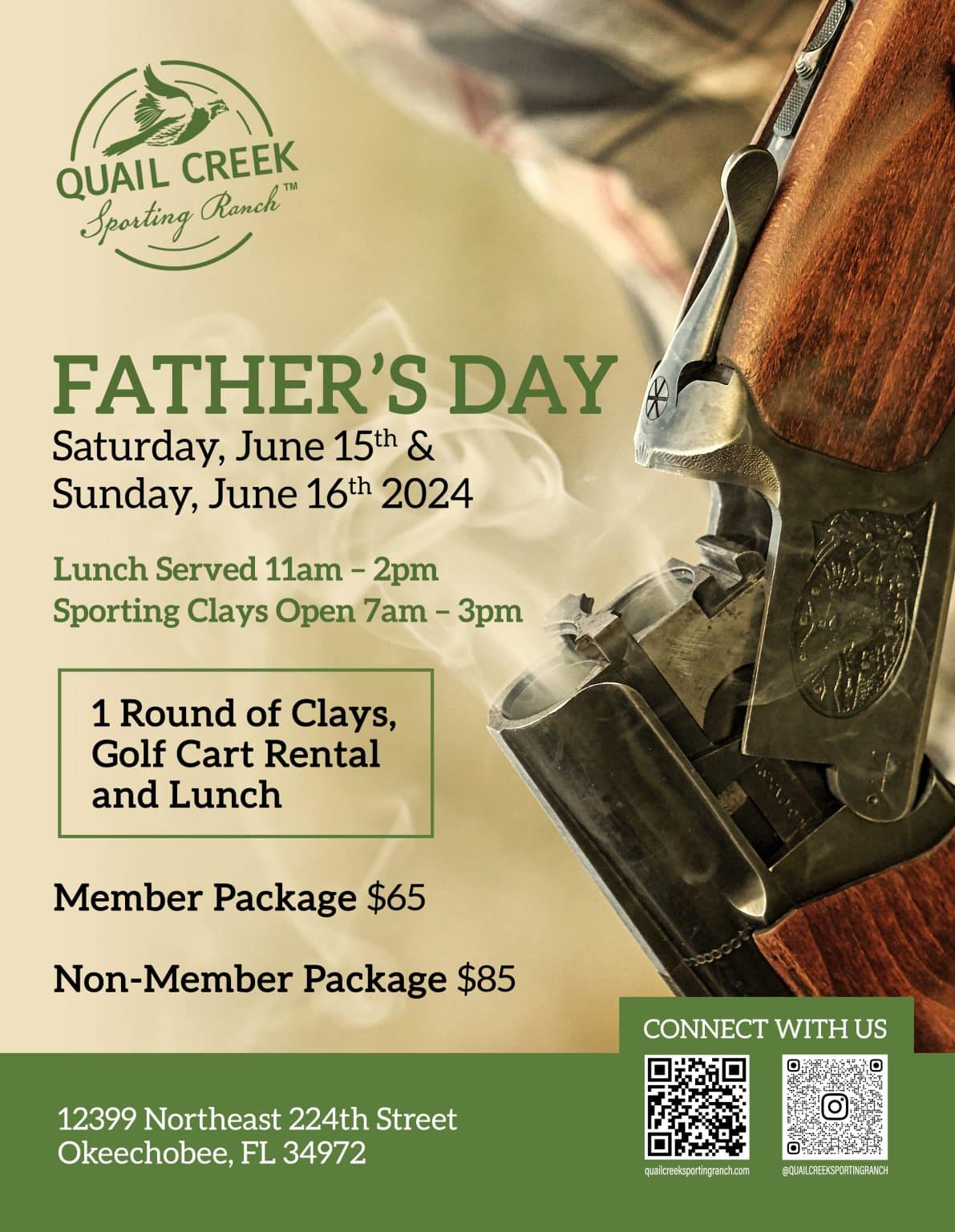 Father's Day Celebration - Quail Creek Sporting Ranch
